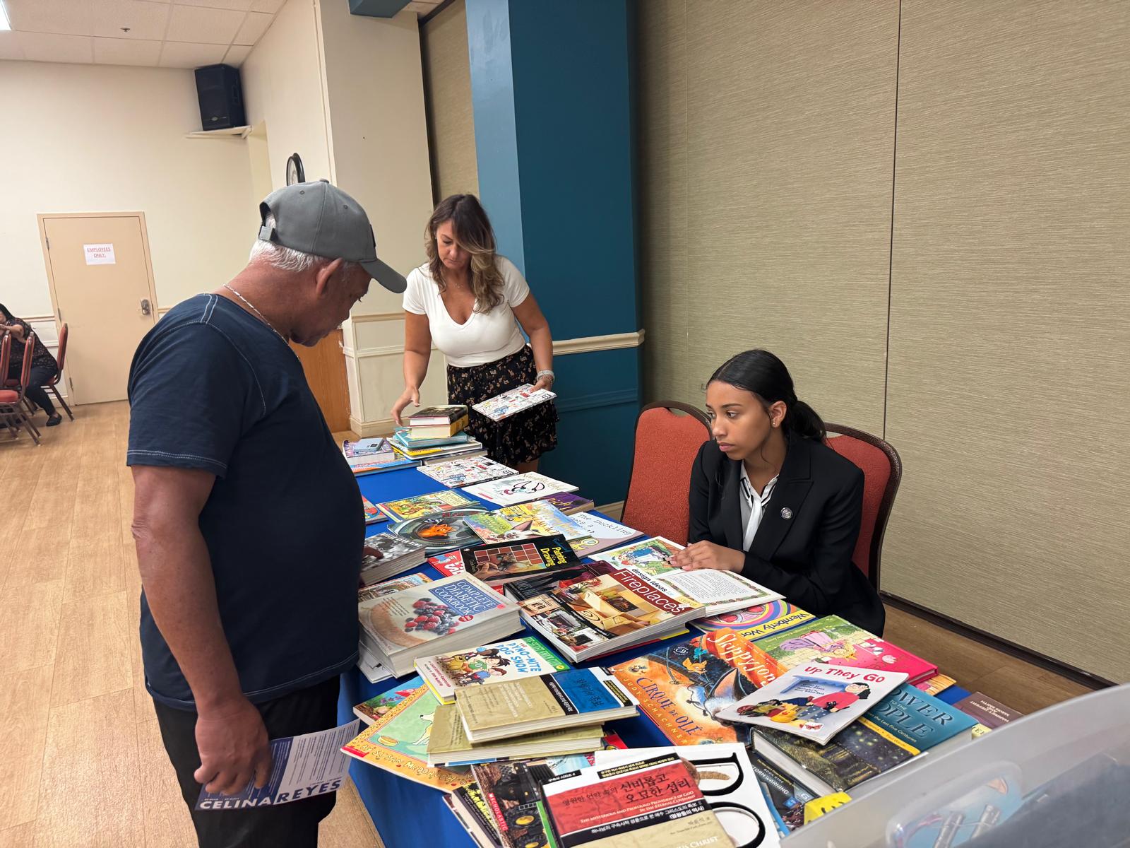 Book Closet at the Lawrence Senior Center