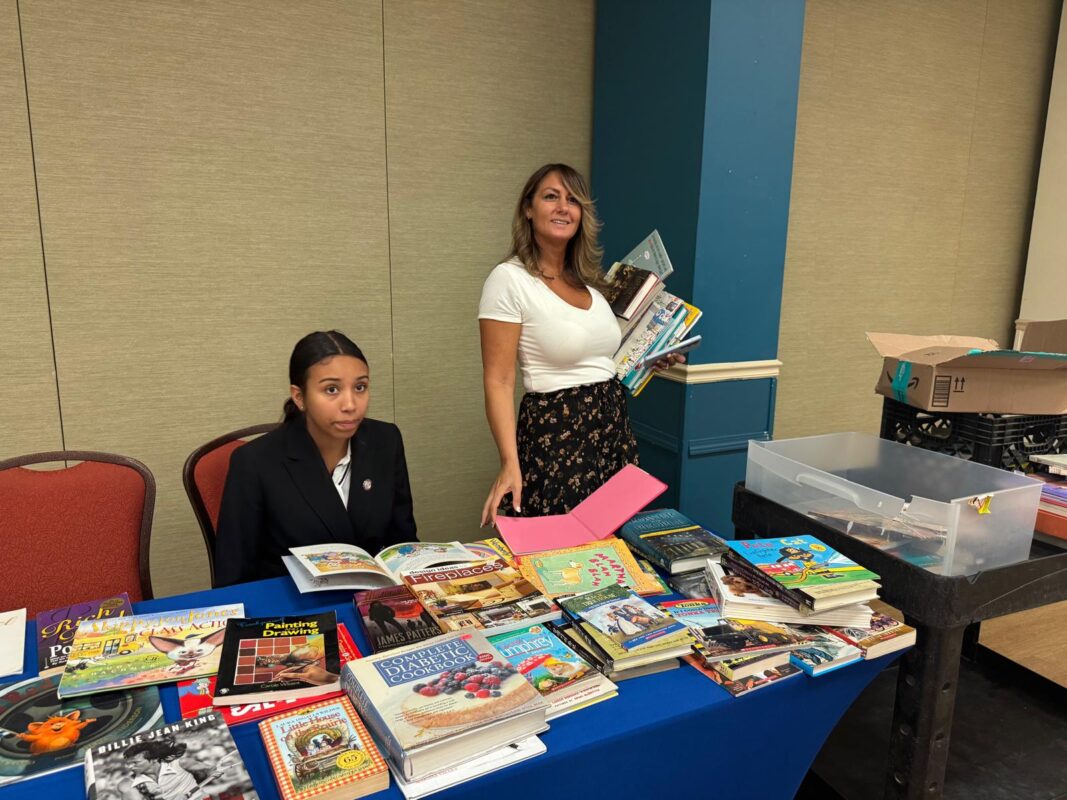 Book Closet at the Lawrence Senior Center